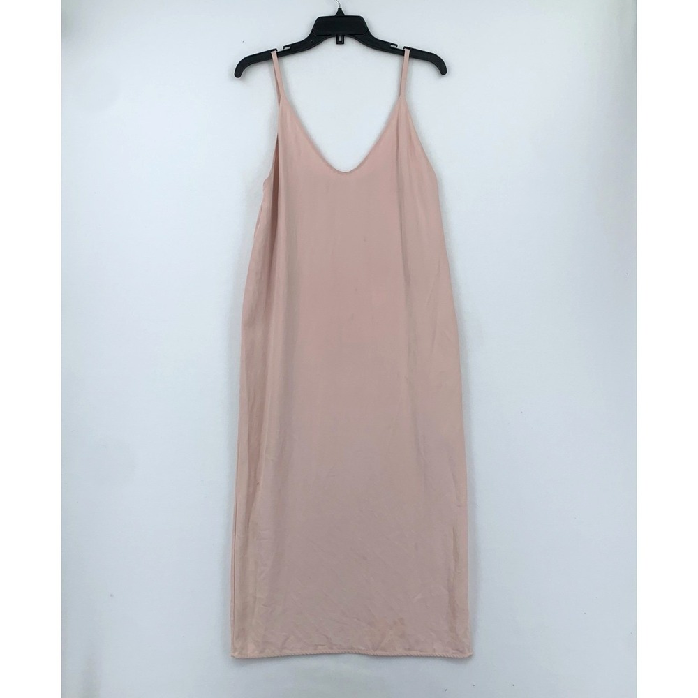 Everlane The Japanese GoWeave Slip Midi Dress Womens Pink Size 2 Wedding Indie